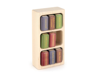 4x2 Tall Shelf - Natural - 1:12 Scale Furniture Solid Maple Block