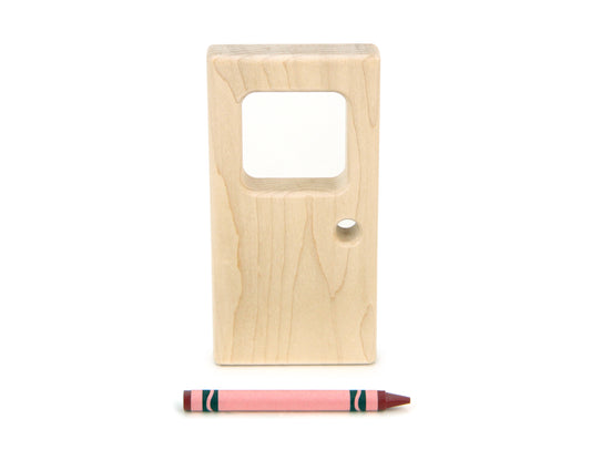 4x2 Square-Window Door Unit Building Block
