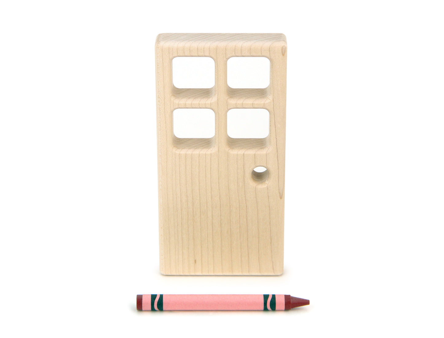 4x2 Square-Paned-Window Door Unit Building Block