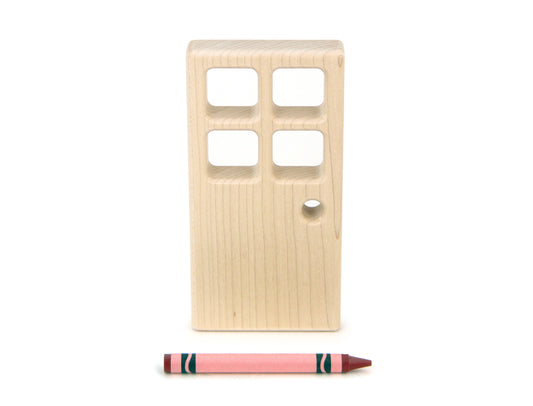 4x2 Square-Paned-Window Door Unit Building Block