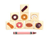 LIMITED! Sweet Little Donuts 8 pc. Building Block Set