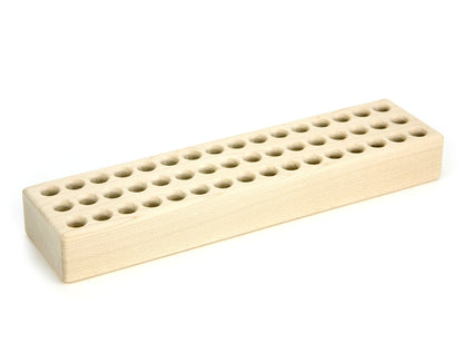 Solid Maple 48-Crayon Holder