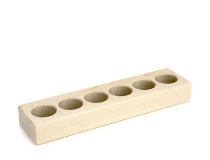 Solid Maple Dot Art Holder