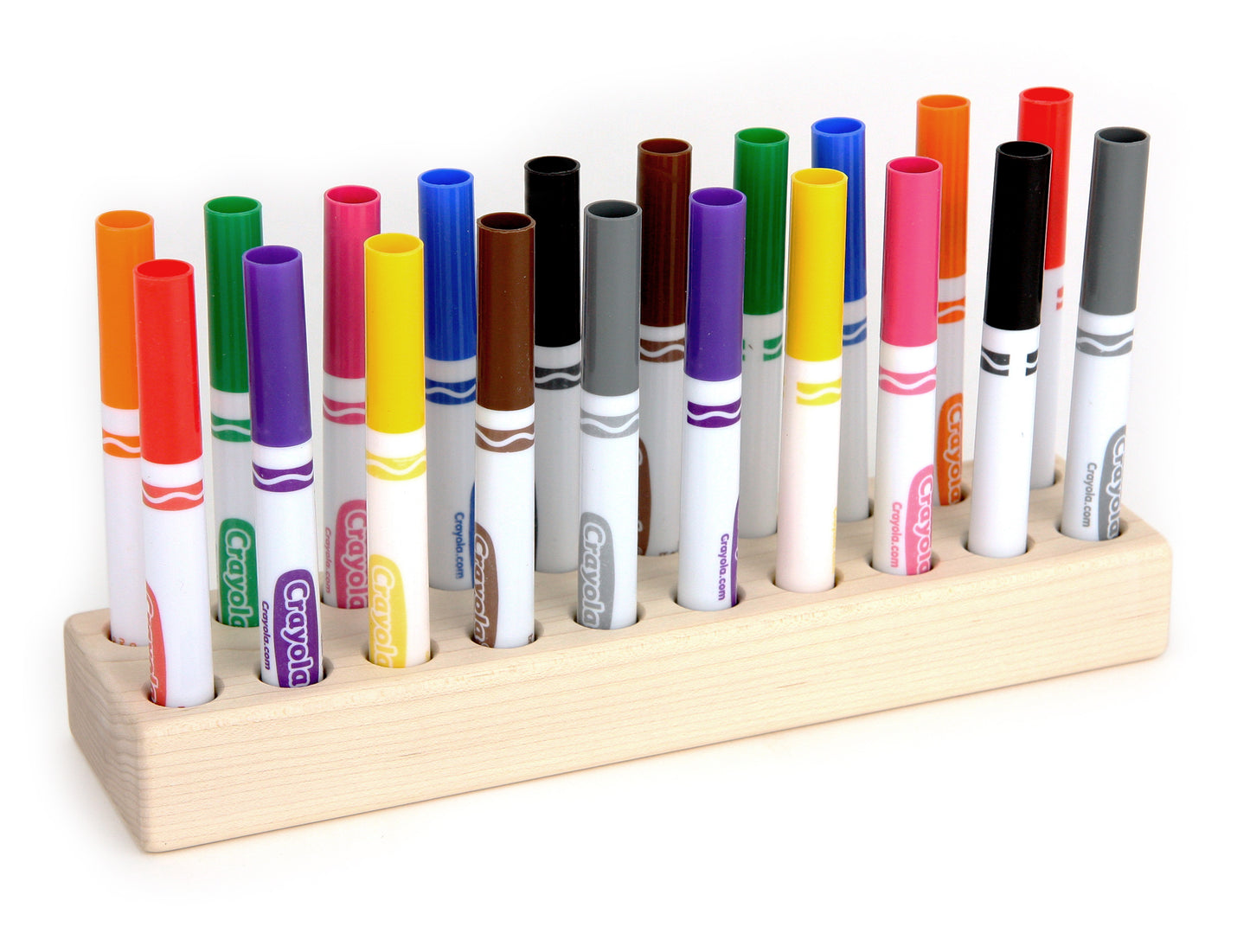 Solid Maple 20-Marker Holder