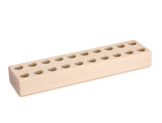 Solid Maple 20-Marker Holder