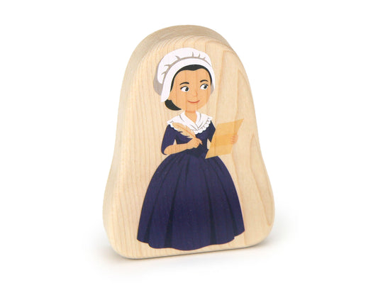 Abigail Adams - 3.25" Double-sided 1:24 Scale Maple Figure