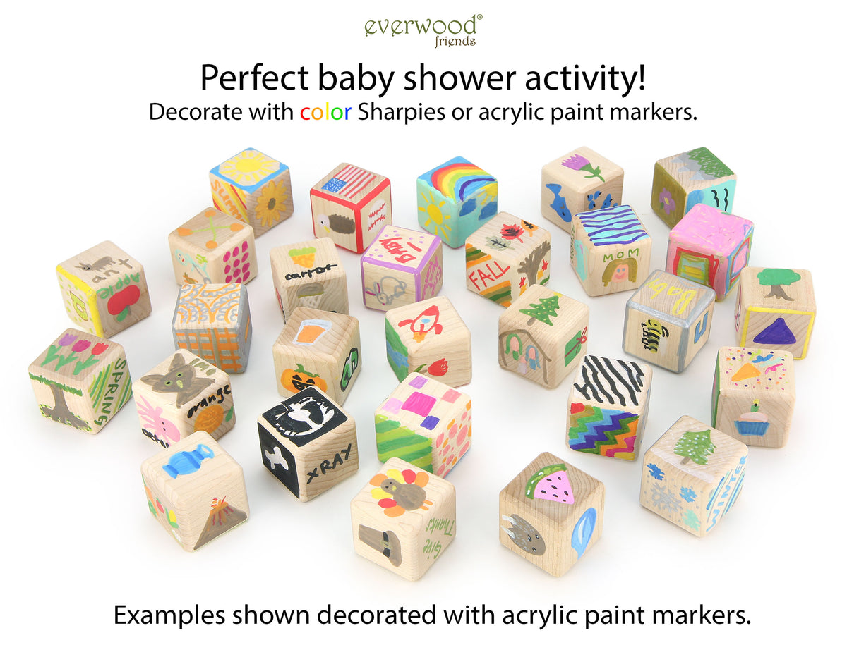 28 pc Baby's Stacking Blocks Set