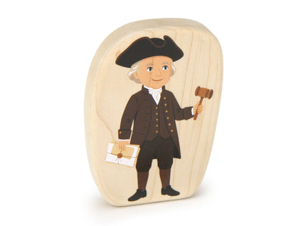 John Adams - 3.25" Double-sided 1:24 Scale Maple Figure