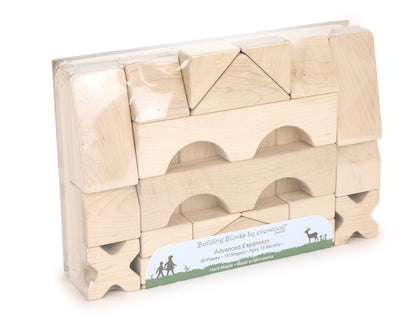 38 pc. Advanced Expansion Maple Building Blocks