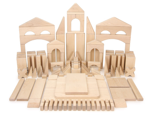 128 pc. Advanced Set Maple Building Blocks