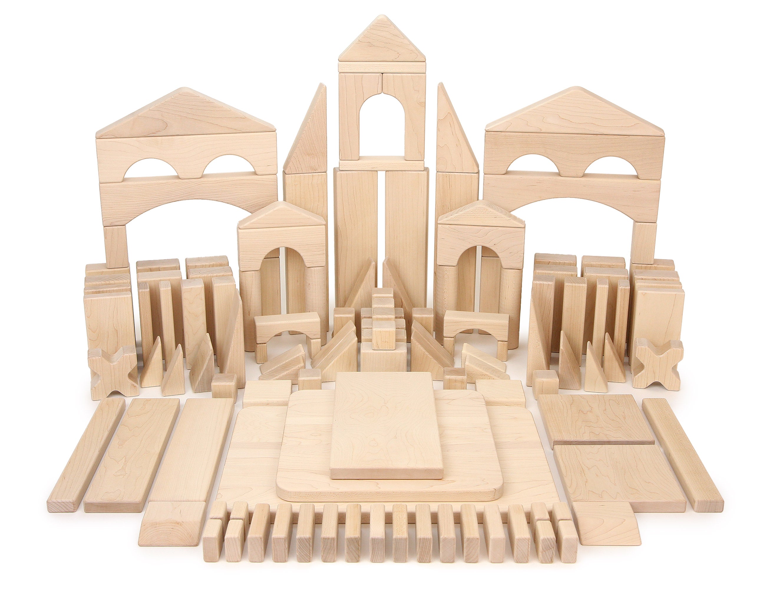 everwood friends カフェ・ド・パリ ビルディングブロックセット Solid Hard Maple Building Blocks | Everwood Friends