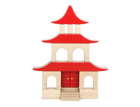 LIMITED! Ancient Temple Maple Building Block Set