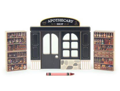 LIMITED! Spooky Apothecary Shop Building Block Set
