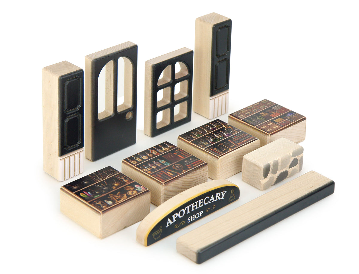 LIMITED! Spooky Apothecary Shop Building Block Set