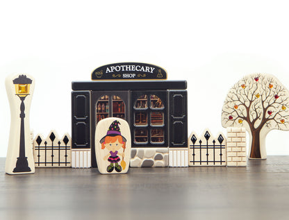 LIMITED! Trick-or-Treat Witch - 3.75" Double-sided 1:24 Scale Maple Figure