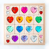 LIMITED! 5 pc. Ruby Heart Gem Message Blocks