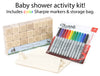28 pc. Alphabet Blocks Baby Shower Activity Kit