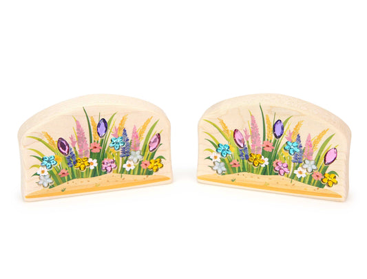 LIMITED! Beach Flowers 2 pc. Gem Block Set