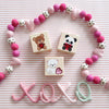 LIMITED! Valentine Bears 3 pc. Gem Block Set