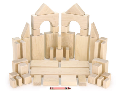 45 pc. Beginner Set Maple Building Blocks