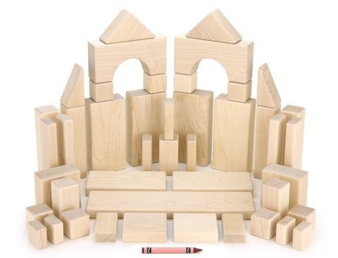 45 pc. Beginner Set Maple Building Blocks