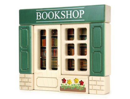LIMITED! London Bookshop Building Block Set
