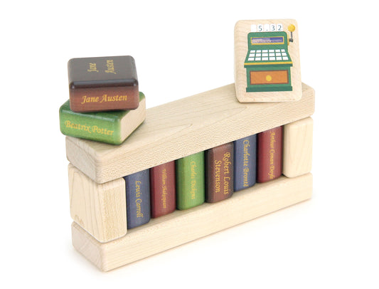 LIMITED! Bookshop Counter Building Block Set