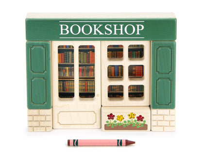 LIMITED! London Bookshop Building Block Set