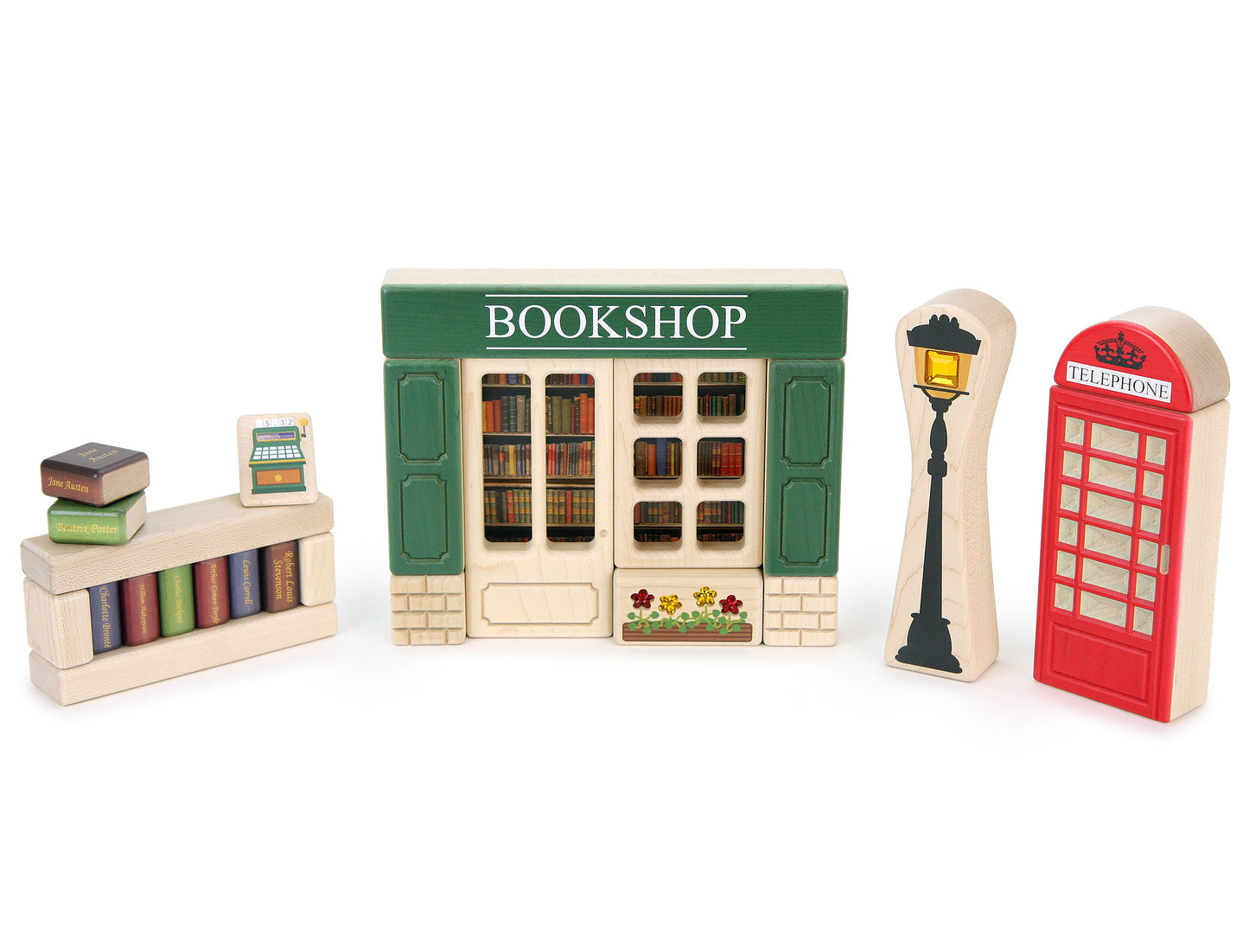 LIMITED! London Bookshop Building Block Set