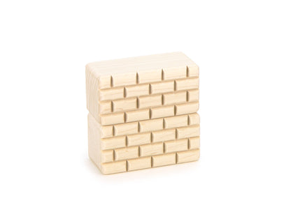 2 pc. 2x1 Double-Sided Bricks Building Blocks