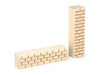 2 pc. 4x1 Double-Sided Bricks Building Blocks