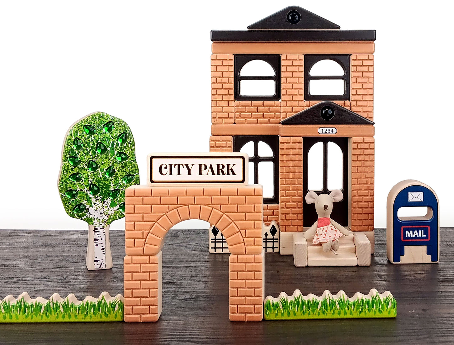 LIMITED! Brownstone House Building Block Set