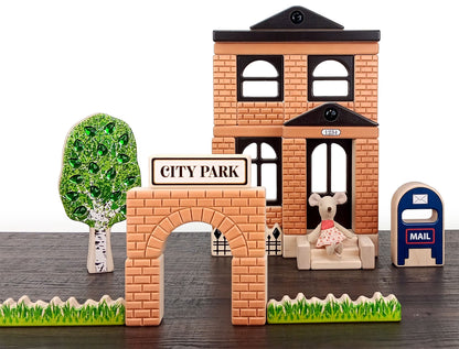 LIMITED! Brownstone House Building Block Set