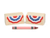 LIMITED! Patriotic Bunting 2 pc. Block Set