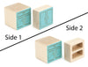 LIMITED! Kitchen Cabinet - Teal - 1:12 Scale Furniture Solid Maple Blocks