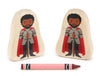 Captain of the Guard - 3.25" Double-sided 1:24 Scale Maple Figure