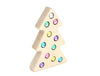 LIMITED! Large 8" Pastel Christmas Tree Gem Block