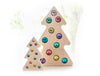 LIMITED! Large 8" Pastel Christmas Tree Gem Block