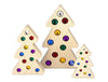 LIMITED! Medium 6" Bright Christmas Tree Gem Block