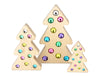 LIMITED! Medium 6" Pastel Christmas Tree Gem Block