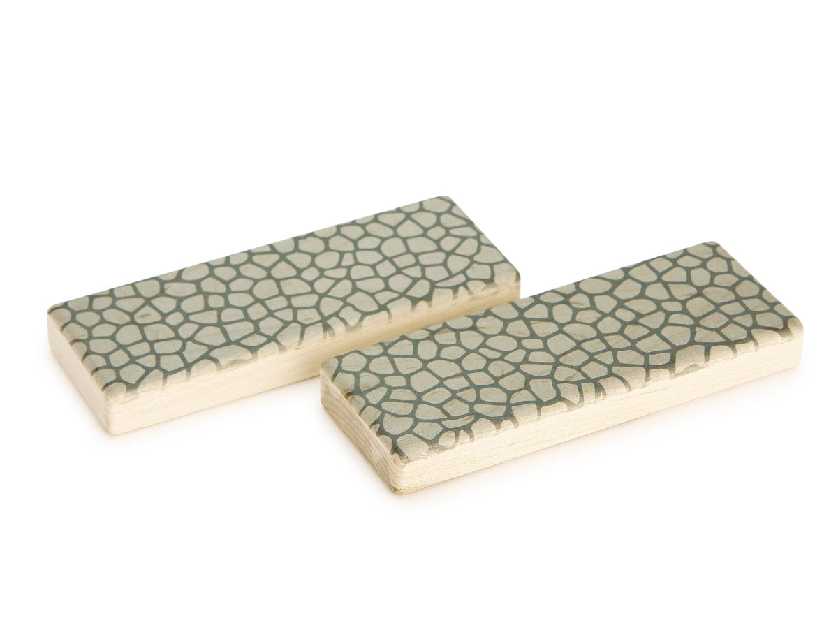 Cobblestone/River Straight Path 2 pc. Double-sided Block Set