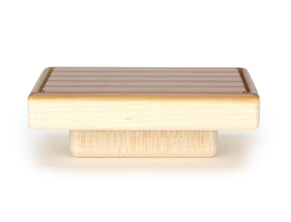 Coffee Table - Brown - 1:12 Scale Furniture Solid Maple Blocks