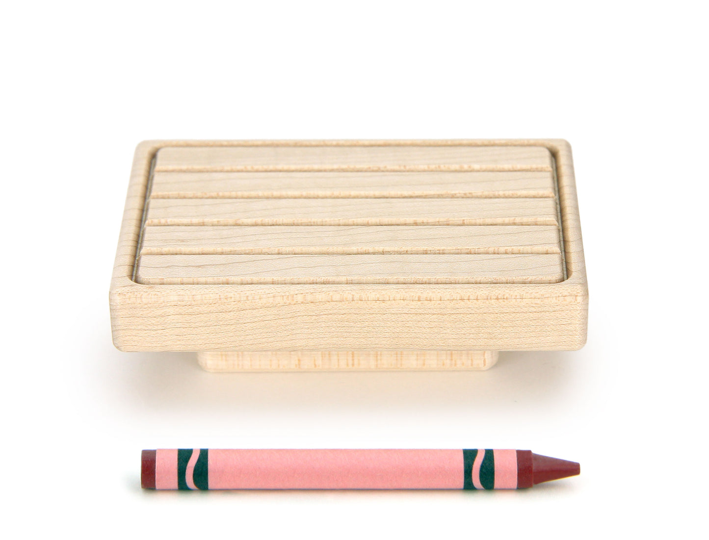 Coffee Table - Natural - 1:12 Scale Furniture Solid Maple Blocks