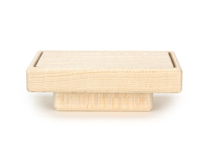 Coffee Table - Natural - 1:12 Scale Furniture Solid Maple Blocks