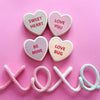 LIMITED! Conversation Hearts 4 pc. Shape Block Set