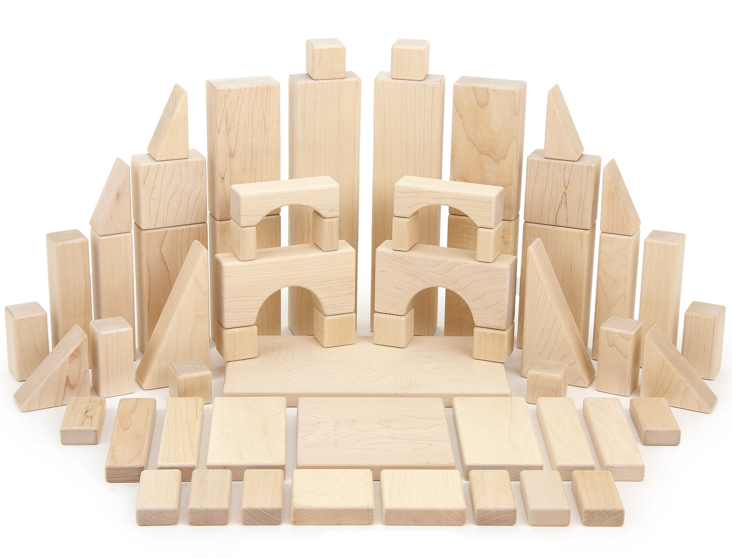 60 pc. Core Set Maple Building Blocks