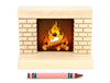 LIMITED! Cozy Fireplace Maple Building Block Set