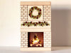 LIMITED! Cozy Fireplace Maple Building Block Set