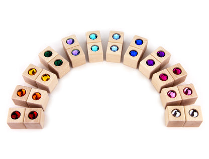 24 pc. Cube Gem Blocks