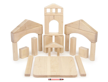 30 pc. Deluxe Expansion Maple Building Blocks